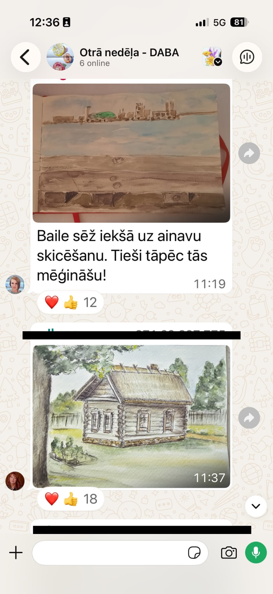 Atsauksme no iepriekšējās grupas 6