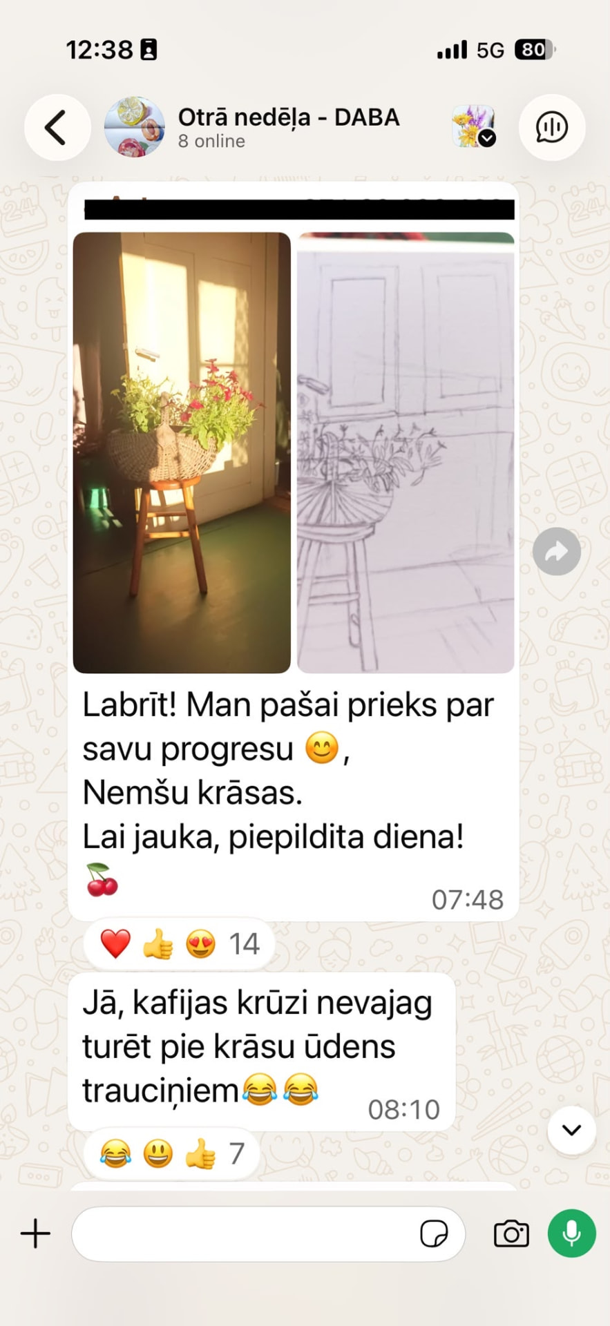 Atsauksme no iepriekšējās grupas 11