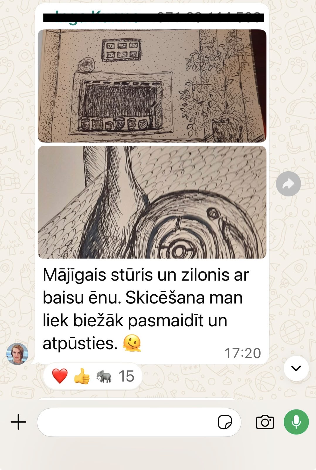 Atsauksme no iepriekšējās grupas 7